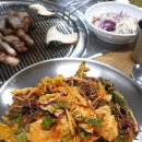 청수 숯불구이와 보쌈