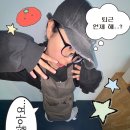초록색 페인트 통을 엎지른다