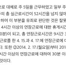 연장근로시간이 4시간 이상일 경우 휴게시간 부여 이미지