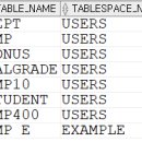 Re: 오늘의 마지막 문제: default permanent tablespace 를 users 에서 example... 이미지