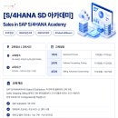[패스트레인-SAP교육] Sales in SAP S/4HANA Academy, SD 아카데미 11월 과정 (판매·출하·빌링 3주 완성) 이미지