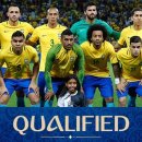 브라질 국가대표팀 1군~10군 라인업 이미지