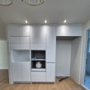 대우·동신 | 냉장고장 리폼 후기, 김치냉장고 대신 홈카페 수납장 800 제작 설치(수원 영통)