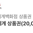 신세계상품권 2만원권 이미지