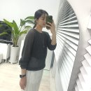 아렌 - 13093 | [그레이룸] 아렌 한지사 니트 차콜 후기 — 여름 출근룩 완성템 강추(착샷多)