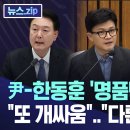 尹-한동훈 명품백 정면충돌 또 개싸움인가 다른 팀인 척 이미지