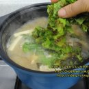 (텃밭요리) 상추버섯된장국 /무농약 텃밭채소로 끓인 이미지