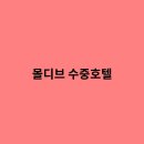 몰디브호텔 이미지