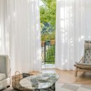 사라크리닝 | 사라하우스 도톰차르르 속커튼 추천! 비침없는 나비주름 쉬폰커튼 90cm