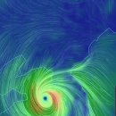 실시간 태풍위치 보여주는 사이트 이미지