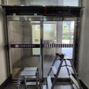 제일하이츠빌 | [동대문구 이문동] 패닉자동문 점검 후기｜모터·행거·터치스위치 교체로 더 편안하게