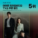 cjenm.official 인스타그램 - tvn 세이렌 아마존 프라임비디오 TV쇼 부문 월드 5위 이미지