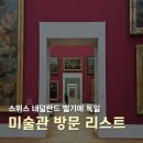 스위스 네덜란드 벨기에 독일 미술관 방문 리스트