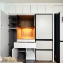 유림전자 | 홈카페장(양주장식장) 맞춤 가구 제작으로 소가전 수납까지 해결한 시공 후기 (달맞이 유림노르웨이숲)