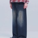 스탠다드에러 87-STAN160 캣샌드 워싱 빈티지 스티치 와이드 데님팬츠 착용후기