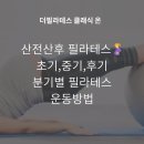 척추튼튼스트레칭을 통한 자세교정 | 구미산동필라테스)산전산후 필라테스🤰 초기,중기,후기 분기별 운동방법