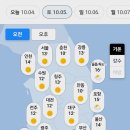 10월5일 날씨 이미지