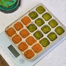 홍스부엌 | [큐브공장가동/첫이유식/초기이유식/큐브이유식/밥으로 미음만들기/당근큐브,단호박큐브,오트밀8배큐브]