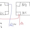 리밋스위치 a접점 b접점 질문 올립니당~ 이미지
