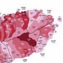 제주 4.3사건의 희생자가 얼마나 많았는지 와닿는 희생자 분포도 이미지