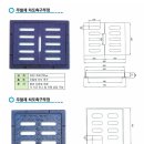 주철제 차도측구 맨홀 뚜껑 - 종류, 규격, 용도, 친환경 건축 토목 자재, 주문생산 납품문의, 시공사례 이미지