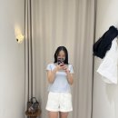 롤업 | 시에SIE:서울매장👗 홀가먼트 라인니트 /프린코튼 롤업팬츠 착샷 후기