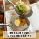 산청시장 | 통영 중앙시장 산청활어 / 자연산 참돔 회 포장 후기