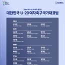 2024 FIFA U-20 여자월드컵 여자축구국가대표팀 명단 이미지