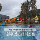흰수염고래리조트 | 제주 가족여행 숙소 추천 제주 흰수염고래리조트 수영장 야외 놀이터 솔직 후기