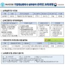 기업재난관리사 실무분야 온라인 교육과정개설 이미지