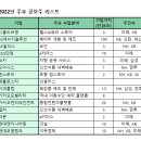 2022년 공모주(IPO) 청약 일정 및 대형주 기업 목록 정리﻿ 이미지