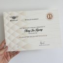 벤틀리 서울 브랜드카드 영문 캘리그라피 제작 후기