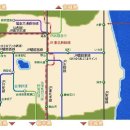 (후쿠시마 원전) 제1 원자력 발전소의 지리적 위치와 주요 도시 및 주변 철도와의 관계 이미지