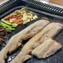 용전동 복합터미널 맛집 용전 대파돌판생삼겹, 돌판에 구운 대파김치와 삼겹살 후기