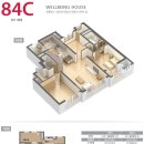 동래 명륜동아이파크2차 84C㎡ (34평)형 평면안내 이미지