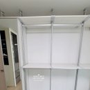 상무양우내안애작은도서관 | 광주시스템행거 서구 마륵동 상무양우내안애 암막 블라인드와 함께 ㄷ자형 드레스룸 시공