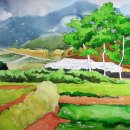 풍경수채화 이미지