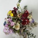 헤어리치 | [W] 12. 스튜디오 촬영 생화부케 헤어변형생화 양재꽃시장 ㅣ 리치플라워