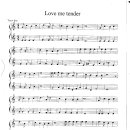 Love me tender Tenor saxophone 이미지