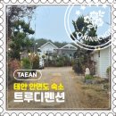 휴양펜션돌과바람 | [태안] 안면도 부대시설 다양한 가성비 독채 펜션 솔직후기 "트루디펜션"
