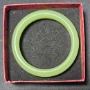 ★ 苹果綠 翡翠 手鐲(팔찌 Jade Bangle) 7.3*5.9*1.2 이미지