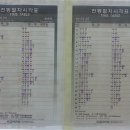 평택역 전철시간표(2013.12.7 촬영) 이미지