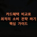 Q마트(도화상회) | 카드혜택 비교로 최적의 소비 전략 짜기 핵심 가이드