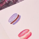 소소한 행복 오일 파스텔 이미지