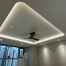 신주1길 | (환희전기조명)부산남천동 엑슬루타워 우물천장 라운드 간접조명 실링팬 COB 간접조명 시공후기