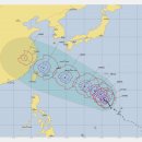 ‘매우 강함’ 8호 태풍 마리아 예상 경로 이미지