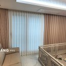 센트라움 | 창부천점 약대 그랜드센트라움 상동 백송마을LG SK...커튼 화이트블라인드 외 거실커텐인테리어 시공후기