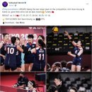 한국 여자배구 터키 이기고 올림픽 4강 진출, 해외반응 이미지