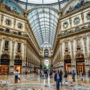 Galeria Vittorio Emanuele II en Milán, Italia 이탈리아 밀라노 비토리오 에마누엘레 2세 갤러리 이미지