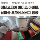 항공 비즈니스석 기내식 후기, 아디스 아바바 요하네스버그 남아프리카공화국 남아공 비행기, ET0808
